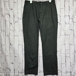 Volcom Frickin Modern Stretch Chino Pants Men Charcoal Grey Heather Straight Leg